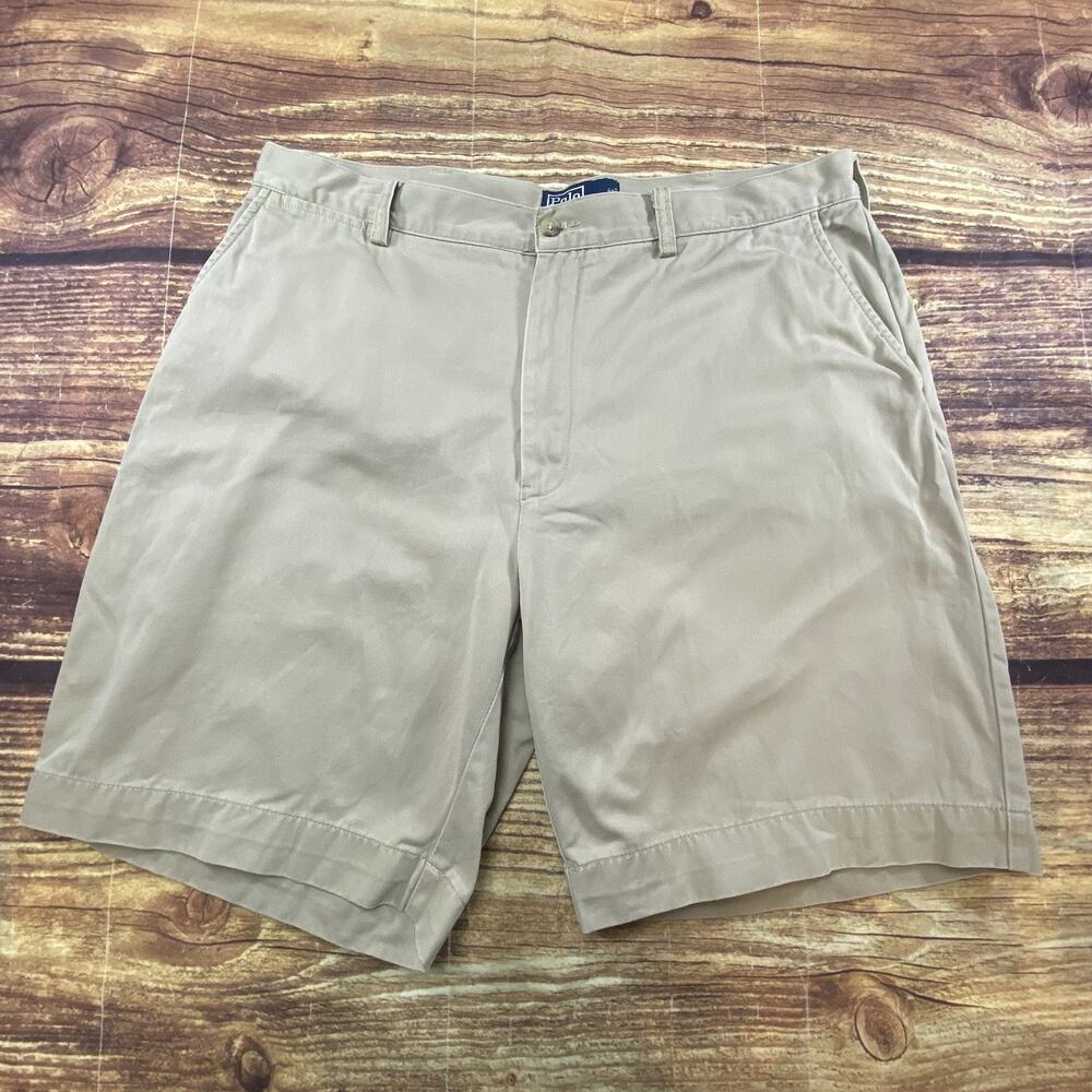 Vintage Polo Ralph Lauren Classic Chino Shorts Men’s 38 Khaki Cotton 90s